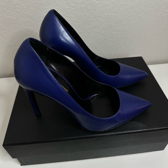 YSL Bleu Roy Pump Heels - Picture 3 of 9